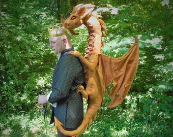 PDF PATTERN Warrior Back Dragon
