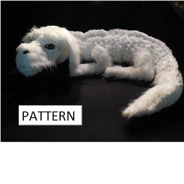 PDF-PATROON voor Falkor-knuffel