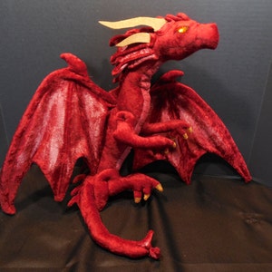 PDF PATTERN wearble dragon plush 3