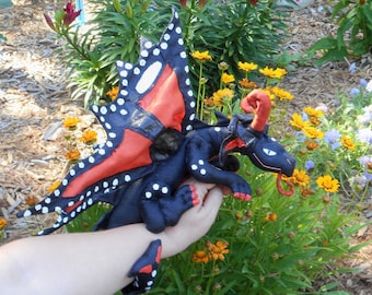 Butterfly  Wrist Dragon Plush Pattern