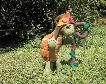 Woodland Druid Turtle PDF Sewing Pattern