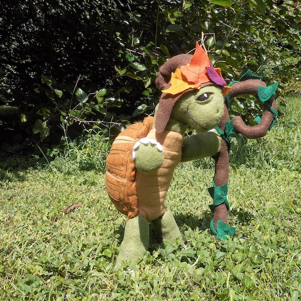 Woodland Druid Turtle PDF Sewing Pattern