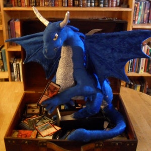 PDF PATTERN Dragon plush magic the gathering shoulder dragon