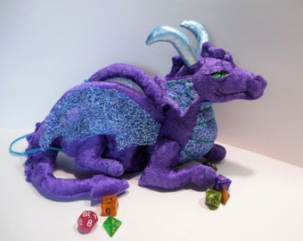 PDF Pattern Dice Bag Sitting Dragon Plush