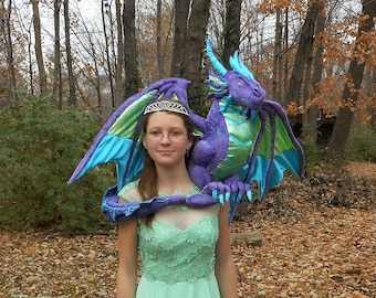 PDF PATTERN Emperor Shoulder Dragon