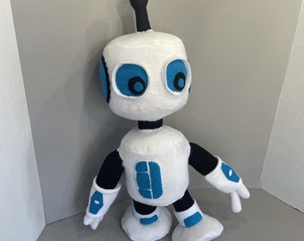 PDF PATTERN Cyberpunk Robot 2, Easy felt sewing pattern 21 inches tall can stand on it's own. Limitless color combinations.