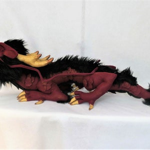 PDF PATTERN Asian Shoulder Dragon 54 inches long fully wired, Chinese Dragon, Lung Dragon image 3