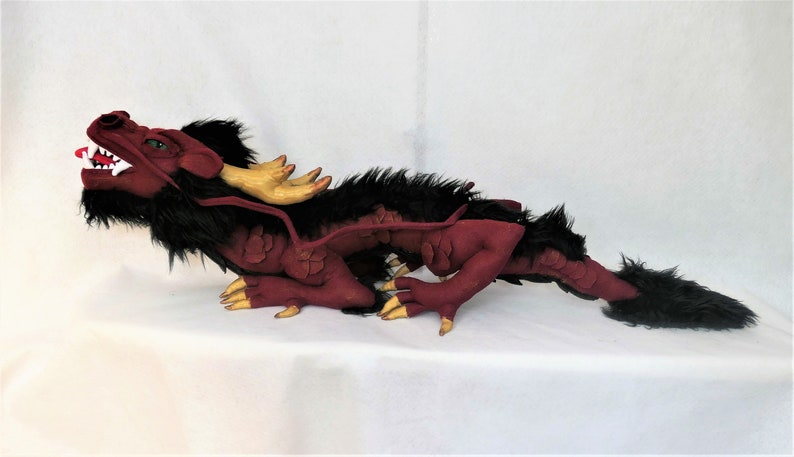 PDF PATTERN Asian Shoulder Dragon 54 inches long fully wired, Chinese Dragon, Lung Dragon image 3