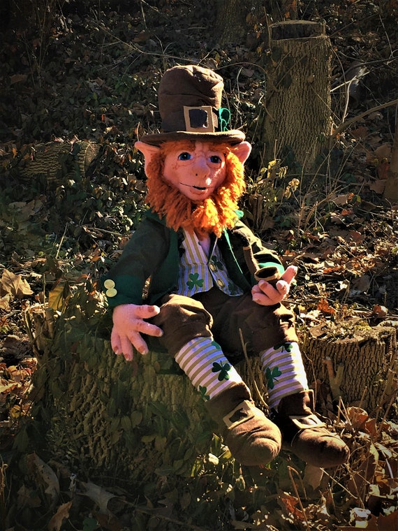 PDF Pattern Leprechaun full bodied soft doll includes pattern Etsy