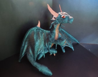 PDF PATTERN wearble dragon plush