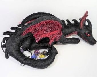 PDF Pattern Dice Bag Lying Dragon Plush