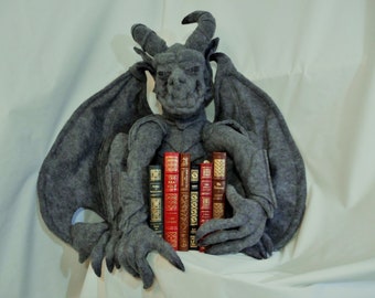 Medieval Gargoyle PDF felt sewing pattern