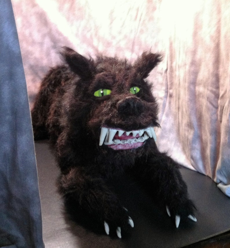 Pattern Gmork plush wolf the neverending story image 2