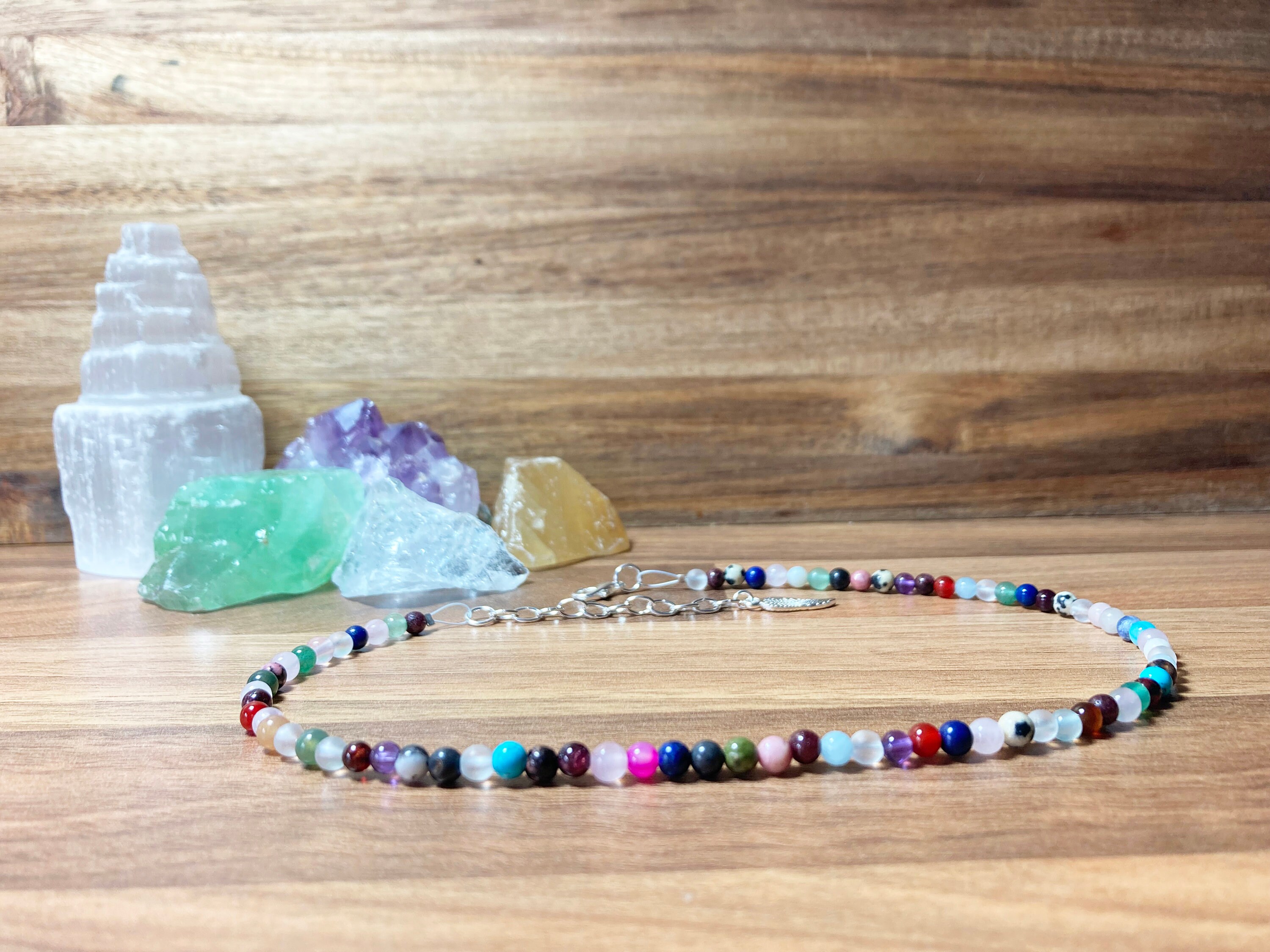 Semi Precious Choker Etsy