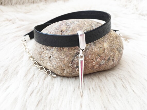 Black Luxury Men Leather Belt Wristband Strap Without Automatic SALE Buckle R8E3