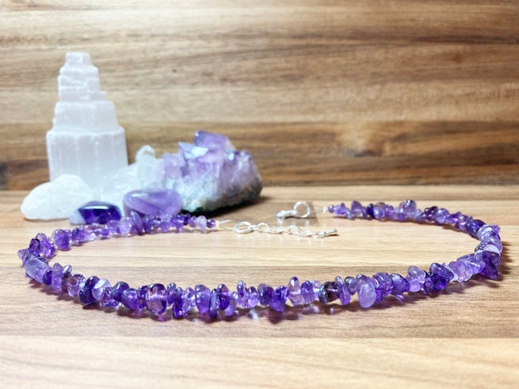 Amethyst jewelry deals etsy