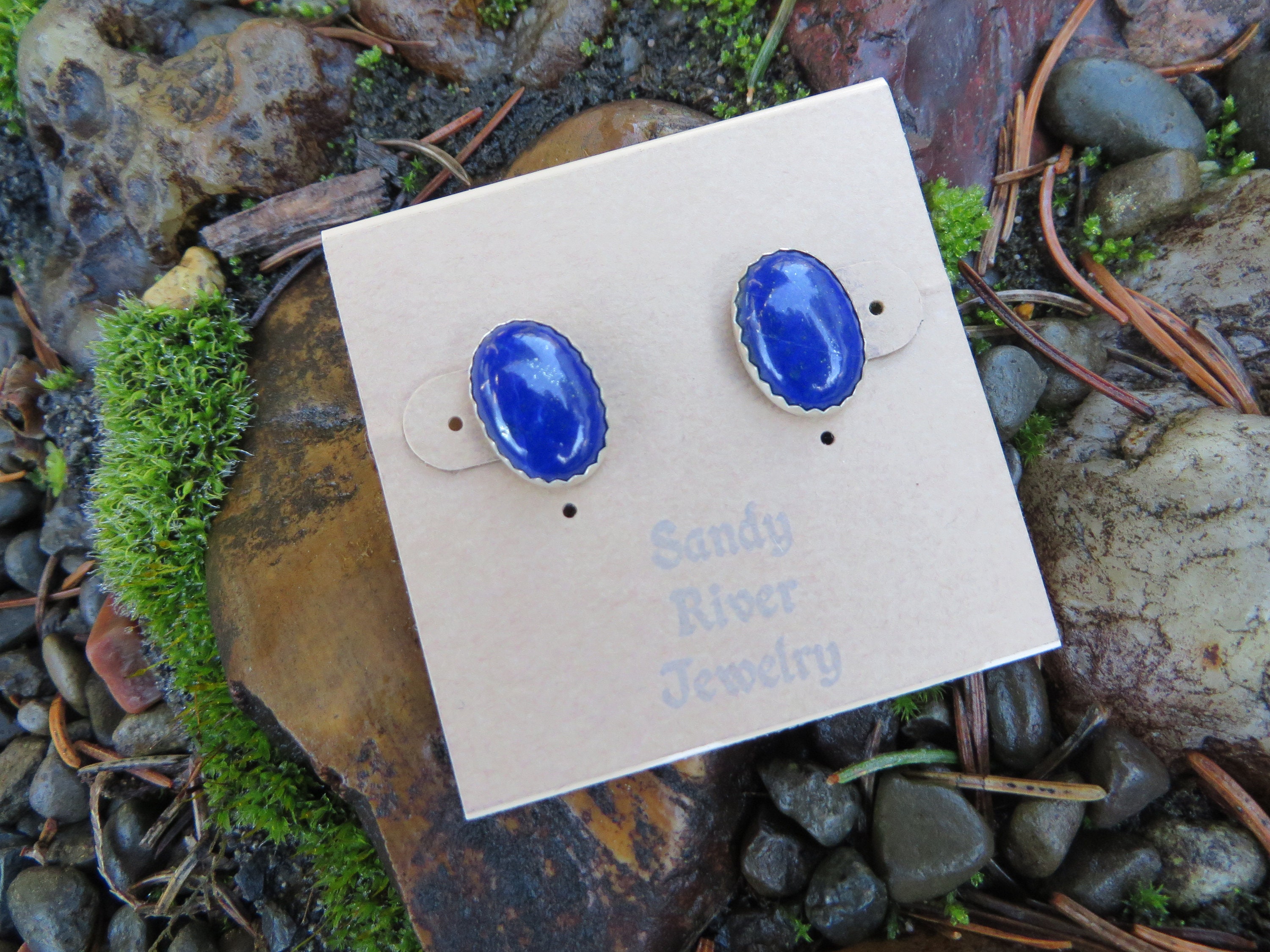 Waterholes - Handmade Sterling Silver Earrings [Stud]