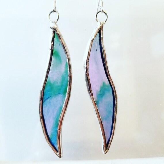 glass earrings