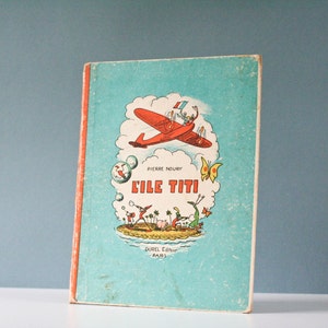 french vintage children's story book 1940 image 1