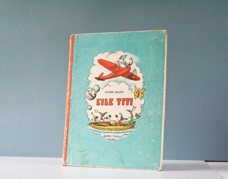 french vintage children's story book 1940 image 1