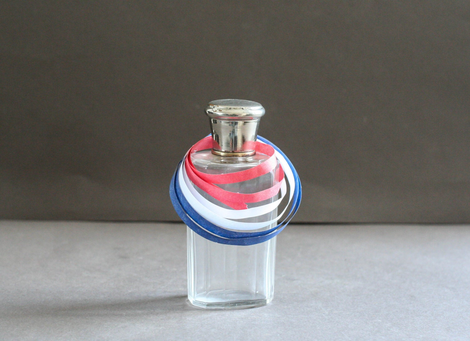 An Elegant & Antique French Glass Perfume Bottle - Circa 1910