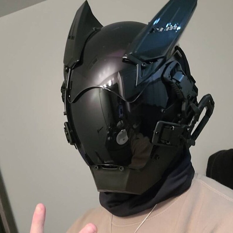 Cyberpunk Cosplay Cyberpunk Mask Cyberpunk Helmet Etsy Canada