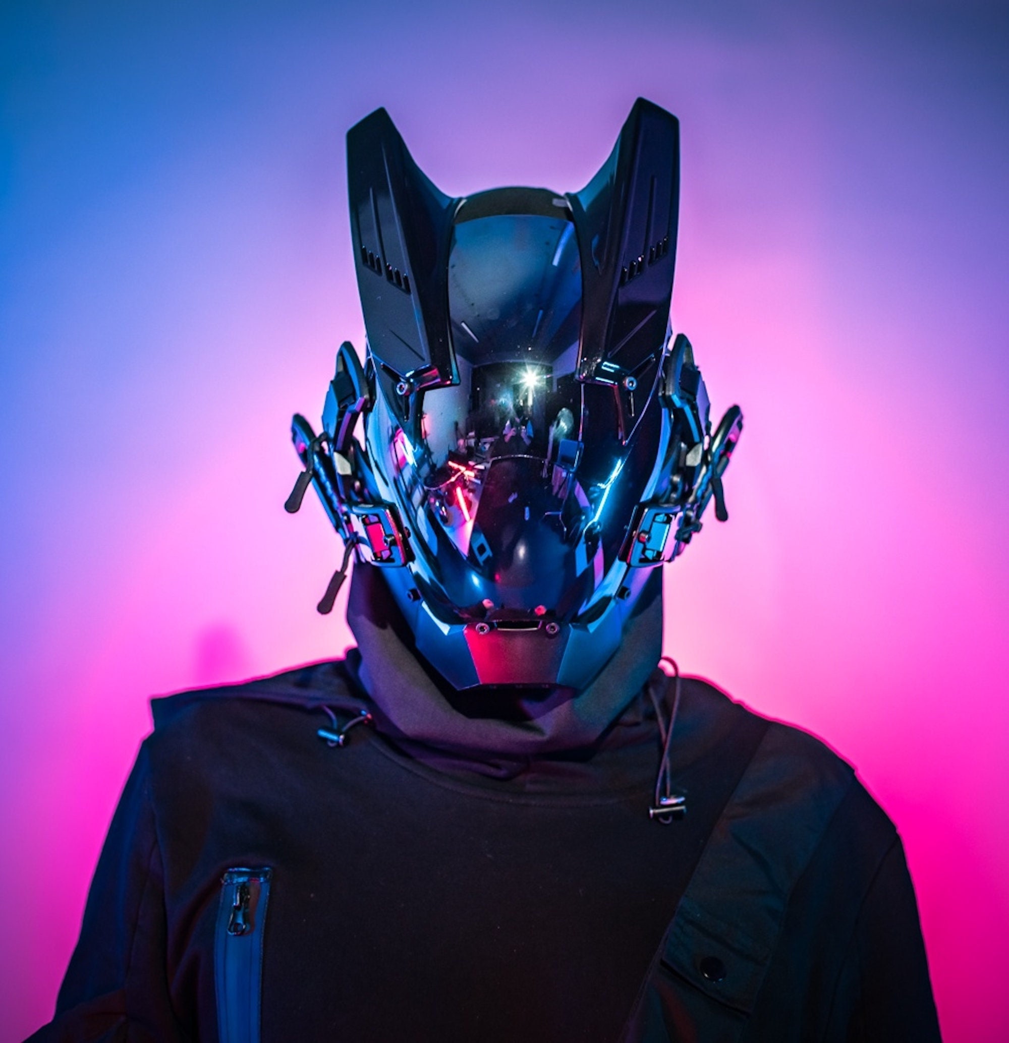 Cyberpunk Cosplay Cyberpunk Mask Cyberpunk Helmet Etsy Canada