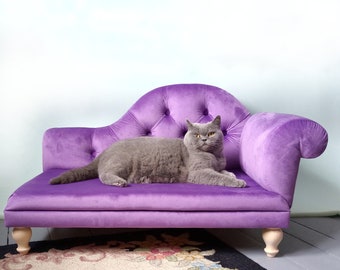 Baroque Dog sofa, Dog couch, Cat sofa, Cat bed, Dog bed, Lounge chaise pet, pet couch, Gift cat lovers, dog lovers