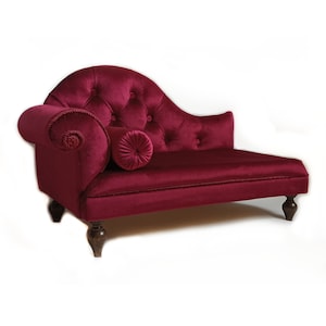 Dog chair, Velvet Dog Sofa, Custom Cat Couch, Baroque Pet Bed, Gift cat lovers image 2