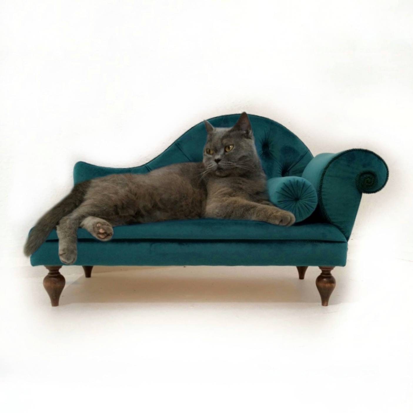 Victorian lounge chaise dog Dog bed Dog sofa Cat bed Dog Etsy