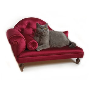 Baroque Dog sofa, Cat sofa, Chaise Lounge pet, Dog sofa Vintage style, Cat bed, Chaise longue pet, dog couch, Cat couch, Gift cat lovers