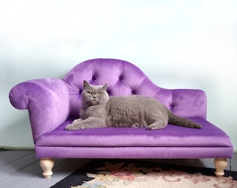 Dog sofa, Cat bed, Cat sofa, Dog bed, dog couch, Lounge chaise pet, pet couch, Gift cat lovers, Gift dog lovers