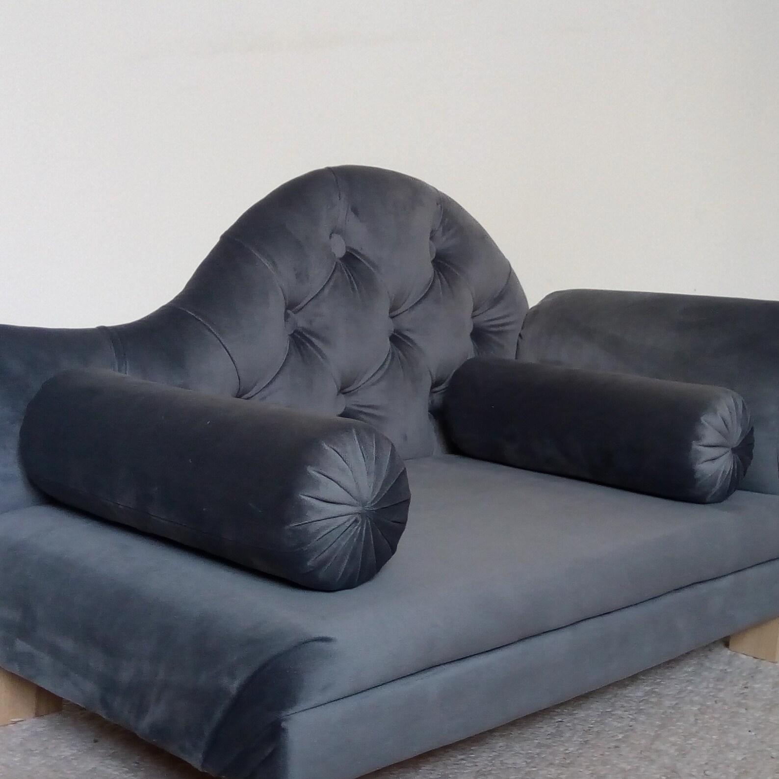 Velvet bolster Pillow for sofa Roll bolster Long bolster Etsy