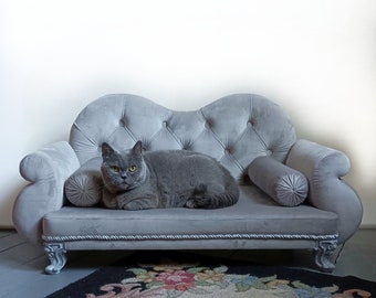 Divano per cani barocco, divano per gatti fantasia, divano per cani, chaise longue per cani, divano per gatti, letto per gatti, letto per cani, animale domestico chaise lounge, divano per animali domestici, amanti dei cani regalo