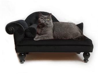 Divano per cani barocco, divano per gatti, letto per cani, animale domestico Chaise Lounge, divano per cani in stile vintage, letto per gatti, animale domestico Chaise longue, divano per gatti, amanti dei gatti regalo