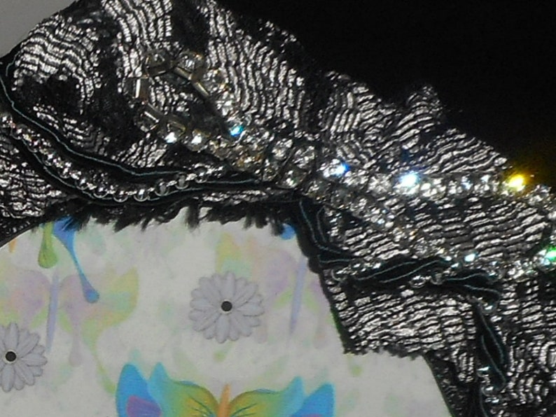 Fabric Black and Silver 5 X 7 Oval Picture Frame Black and Etsy