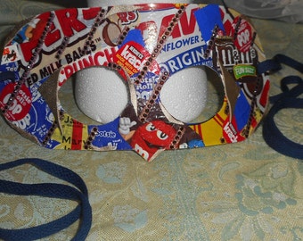 Handmade Candy Themed Mask -  Party Costume Mask