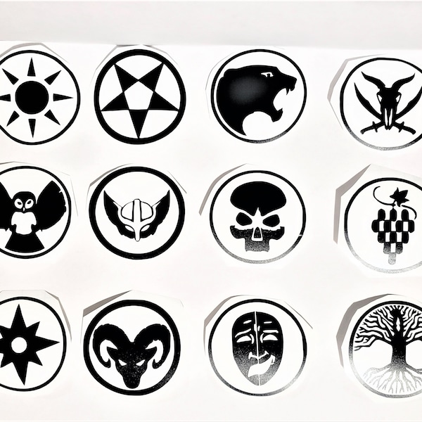 The Wicked + The Divine (Removable) The Pantheon Symbol Comic Book Vinyl Sticker Decal Wall Decor