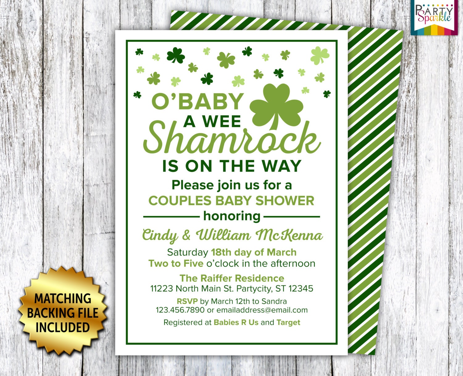 st patricks day baby shower decorations
