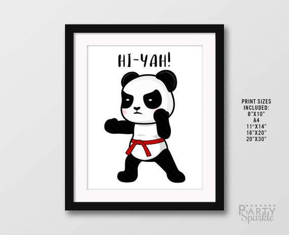 INSTANT DOWNLOAD Hi-yah Ninja Panda Martial Arts Karate - Etsy Australia INSTANT DOWNLOAD Hi-yah Ninja Panda Martial Arts Karate - Etsy Australia
