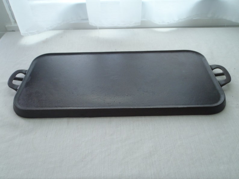 Vintage Wapak Erie No 8 Cast Iron Griddle Long Griddle / Etsy