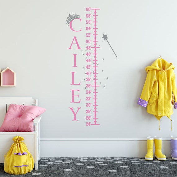 Personalized Princess Growth Chart