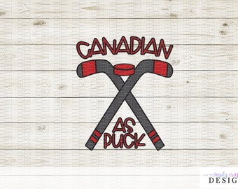 Canadian As Puck - Canada Day Free SVG DXF PNG File for Cricut and Silhouette