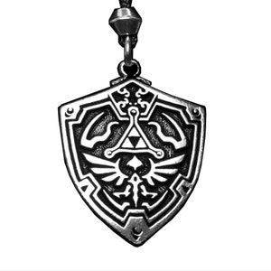 Zelda&#39;s Shield in antiqued Hallmark pewter talisman