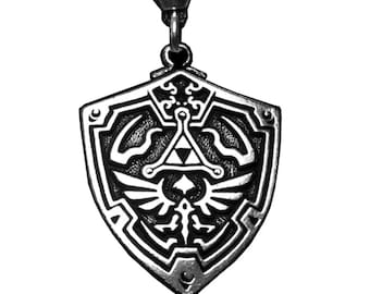 Zelda's Shield in antiqued Hallmark pewter talisman