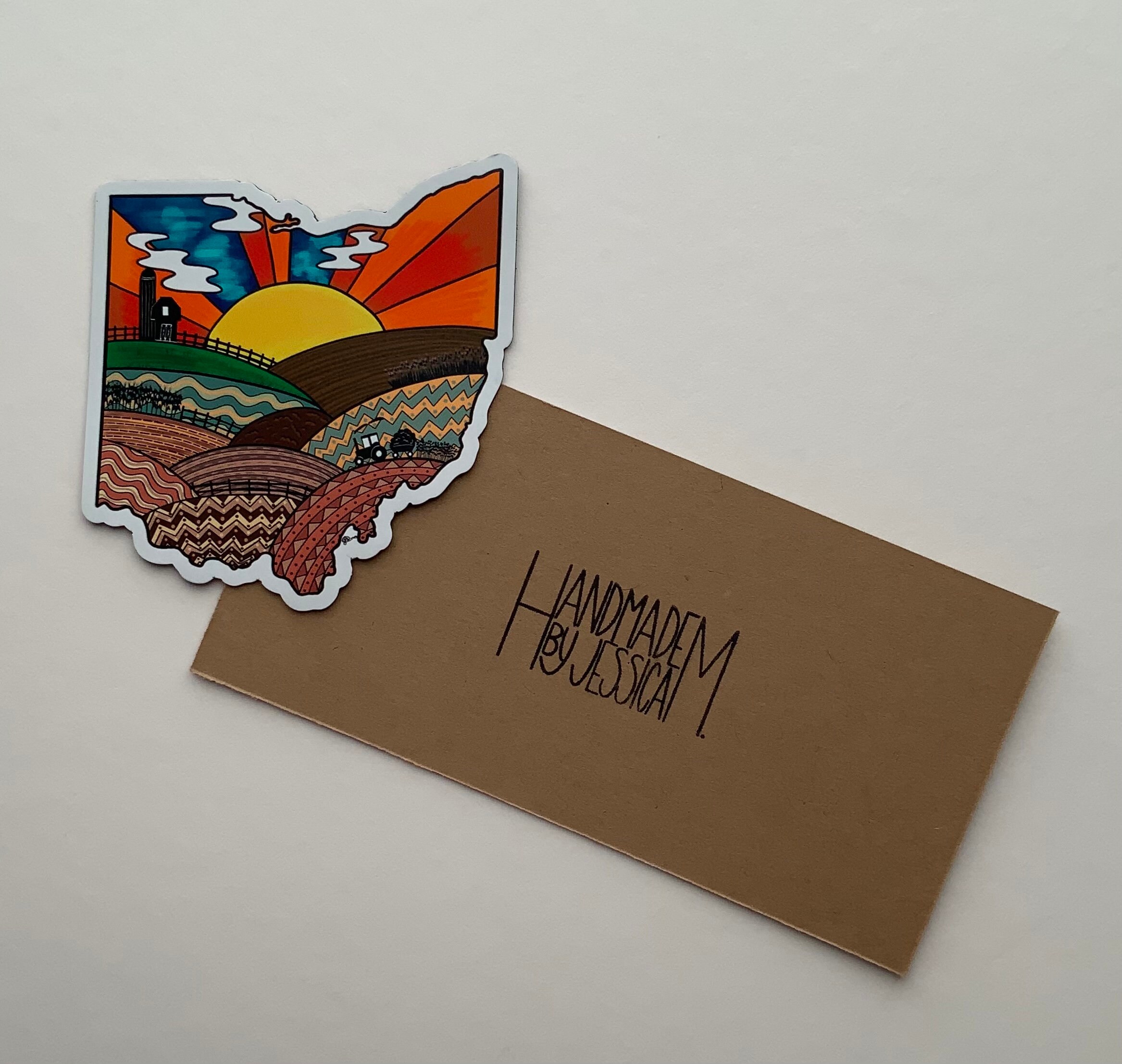 Ohio Farming refrigerator car die cut Etsy Nederland