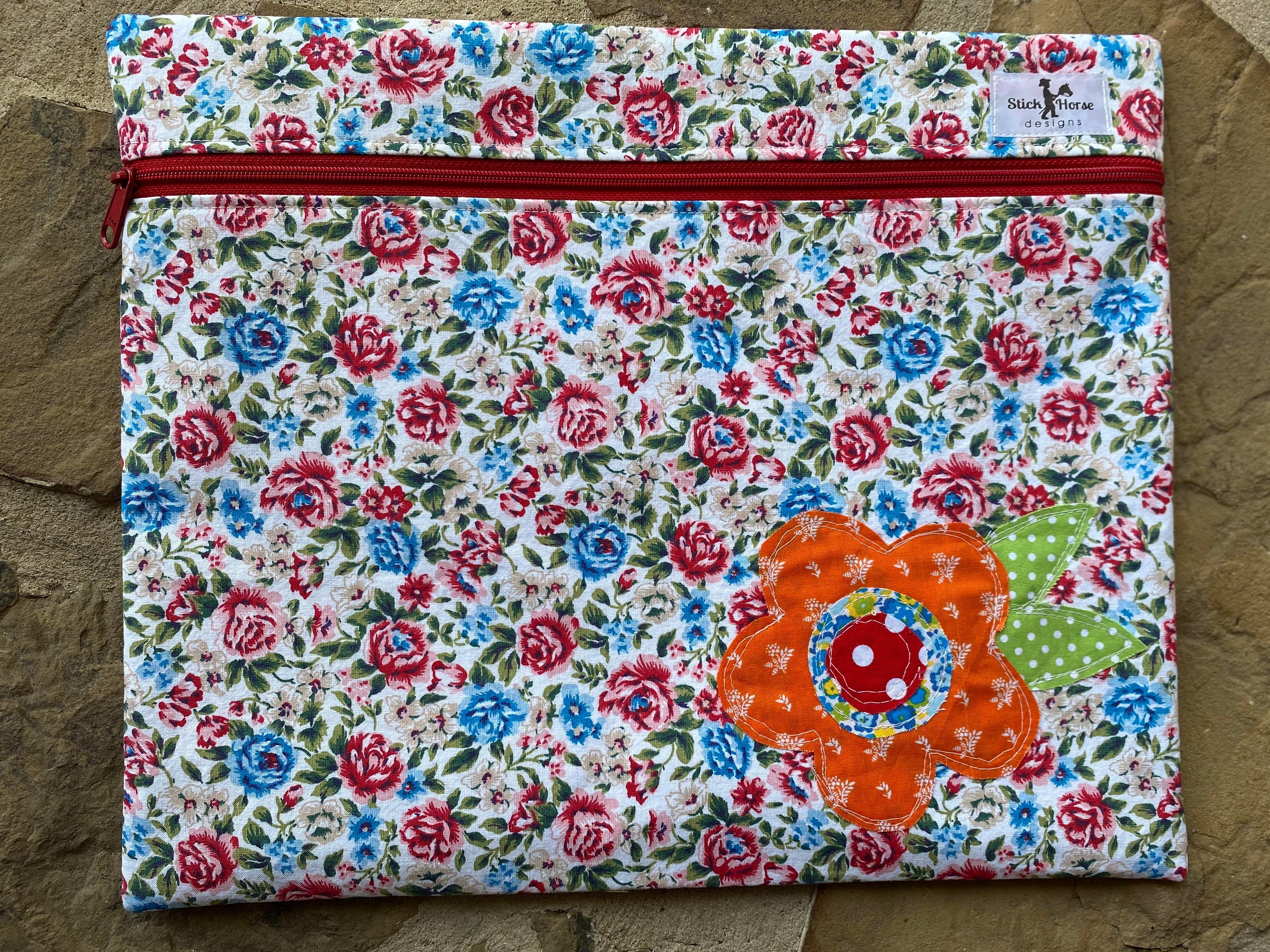 Cross Stitch Project Bag Zippered Bag Cross stitching large | Etsy