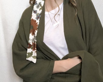 Kimono, Aria kimono cardigan, cotton gauze