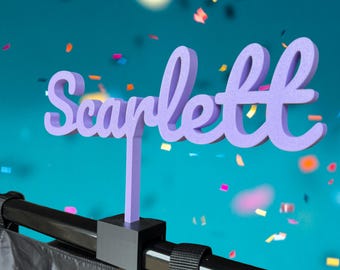 Personalized Name Plate for Dance/Cheer/Theater Garment Bag Rod (PLEASE READ DESCRIPTION!)