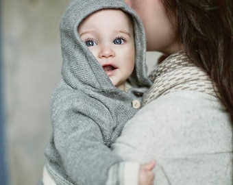 Baby wool hoodie